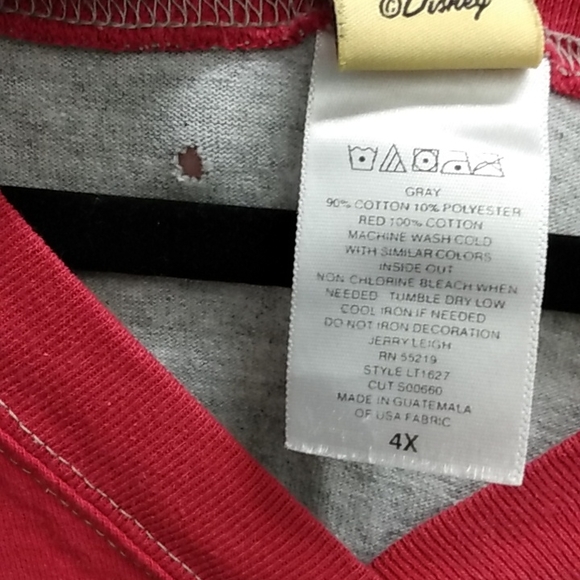 Stage 28 Disney Mickey mouse long sleeve tee shirt 4X - Picture 5 of 7